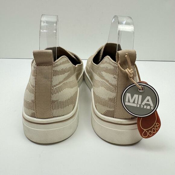 MIA | Greyson NEW Neutral Tan Camo Print Slip On Comfort Sneakers - Picture 5 of 12